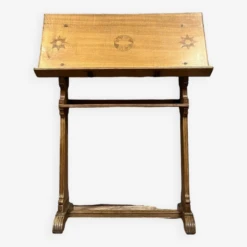 Very Rare Table Forming A Desk Or Lectern Napoleon Iii Period In Marquetry -Room Fold Zone d16fbc75 ea09 4116 be9a 3e081a647f59
