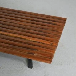 Cansado Mahogany Bench By Charlotte Perriand, Steph Simon Circa 1960 -Room Fold Zone d5d26102 c2dc 46b5 9458 9c2191ff6b0f