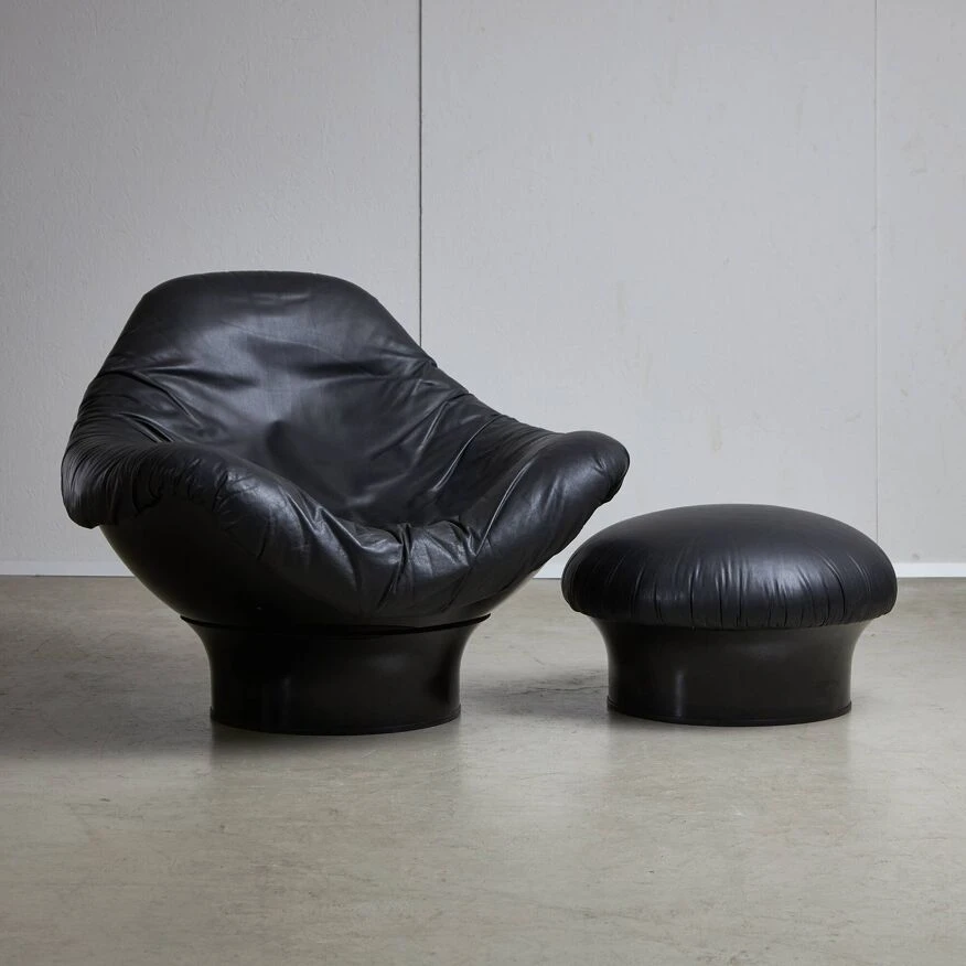 Rodica Lounge Chairby Mario Brunu For Comfort Italy In 1968. 6 Rodica Lounge Chairby Mario Brunu For Comfort Italy In 1968. - Image 4