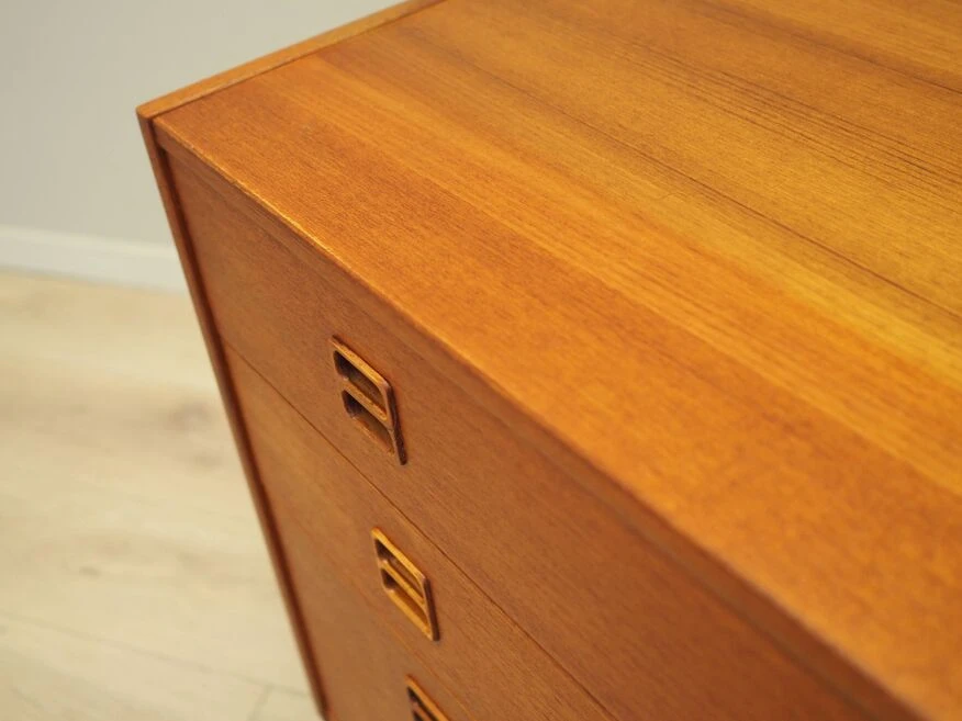 Teak Chest Of Drawers, Danish Design, 1970s, Production: Denmark 4 Teak Chest Of Drawers, Danish Design, 1970s, Production: Denmark - Image 2
