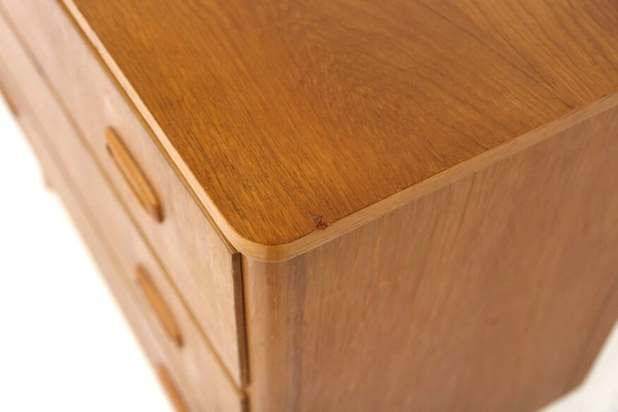 Scandinavian Teak Chest Of Drawers, Sweden, 1950 7 Scandinavian Teak Chest Of Drawers, Sweden, 1950 - Image 5