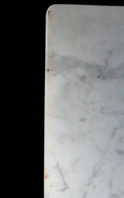 Art Deco Side Table Desk In Nickel-plated Copper And White Marble -Room Fold Zone d901c2c7 2463 46c4 aeeb 51615962d1b4