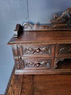 19th Century Renaissance Tiered Desk In Oak -Room Fold Zone daeeff61 d2b8 4820 90ad 99e574f98ef1