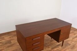 Mid-Cetury German Walnut Desk, 1960s. -Room Fold Zone db33b4ac e229 48da ad78 a0e1af36bf29
