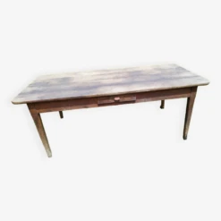 Large Solid Oak Farm Table With Spindle Legs -Room Fold Zone df8818a9 6b53 4bf8 abbc 0f5819c659f6