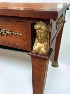 Empire Style Mahogany Flat Desk - Return From Egypt Furnishing Mercier Frères In Paris -Room Fold Zone dfd09667 d9d5 4f4e bb22 e37136787b7e