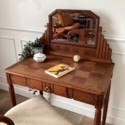 Vintage Art Deco Style Dressing Table -Room Fold Zone e3d65fdd 6fe3 4b2c ba28 11dcb50f8d44
