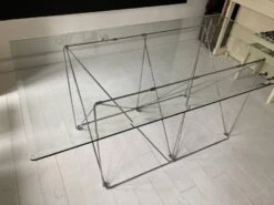 Max Sauze, Dining Table/table, Steel Wire And Glass, 1970s, France -Room Fold Zone e4b48884 366f 4311 a298 98837e04b8ed