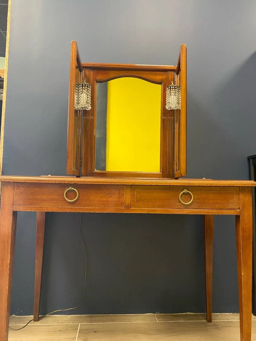 Dressing Table, Triptych Mirror And Tassel Lamps 18 Dressing Table, Triptych Mirror And Tassel Lamps - Image 16