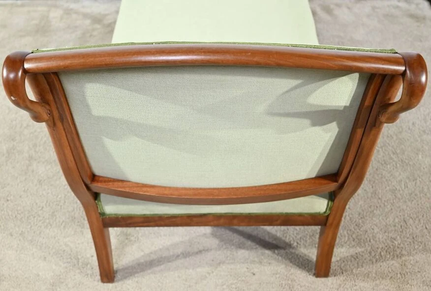 Solid Mahogany Daybed, Return From Egypt Style – Early 20th Century 15 Solid Mahogany Daybed, Return From Egypt Style – Early 20th Century - Image 13