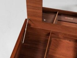 Midcentury Danish Dressing Table In Teak By Dyrlund With Ottoman By Spøttrup 1960s -Room Fold Zone eba705a9 7487 441d 9944 5e51976d8fd5