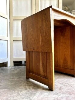 Wooden Desk With 4 Drawers And 2 Shelves -Room Fold Zone ec4b459a 0710 418d b853 88631b2010e2