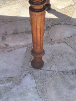 Flat Desk In Solid Oak Louis XVI Style 19th Century -Room Fold Zone eca5396b 7869 46e1 9436 b5c06d7b2acc