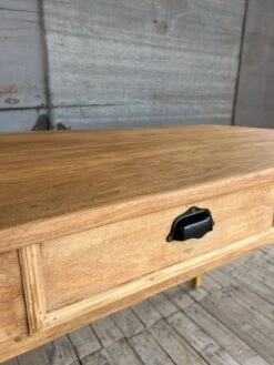 Raw Wood Country Table