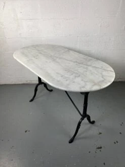 Marble And Wrought Iron Bistro Table -Room Fold Zone ed122b1e 2b8e 4754 8111 cf65ff460829