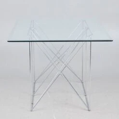 Max Sauze, Dining Table/table, Steel Wire And Glass, 1970s, France -Room Fold Zone ee285e16 2f7a 4f36 88e0 fae4203658a5