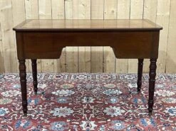 Restoration Desk In Mahogany And Leather Top From The 19th Century -Room Fold Zone eecd943d 955d 49fd 9dd7 220ae8c11461