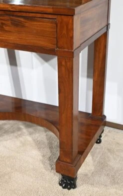 Mahogany Writing Table, Return From Egypt Period – Early 19th Century -Room Fold Zone eefe6bd3 c850 4f2a b34c 3a63209fc094
