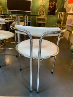 Chrome And Glass Table And Chairs Set 23 Chrome And Glass Table And Chairs Set -Room Fold Zone efb56888 3b95 45e3 983f a3829146c813