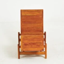 Teak Lounge Chair - In The Spirit Of Le Corbusier's LC4 Chair -Room Fold Zone efba0e49 6e42 46d0 a6ee 8cea230ce44b