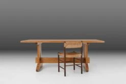Mid-century Oak Table, France, 1950s -Room Fold Zone f124c116 a749 4978 98fa c8a3eff00cc4