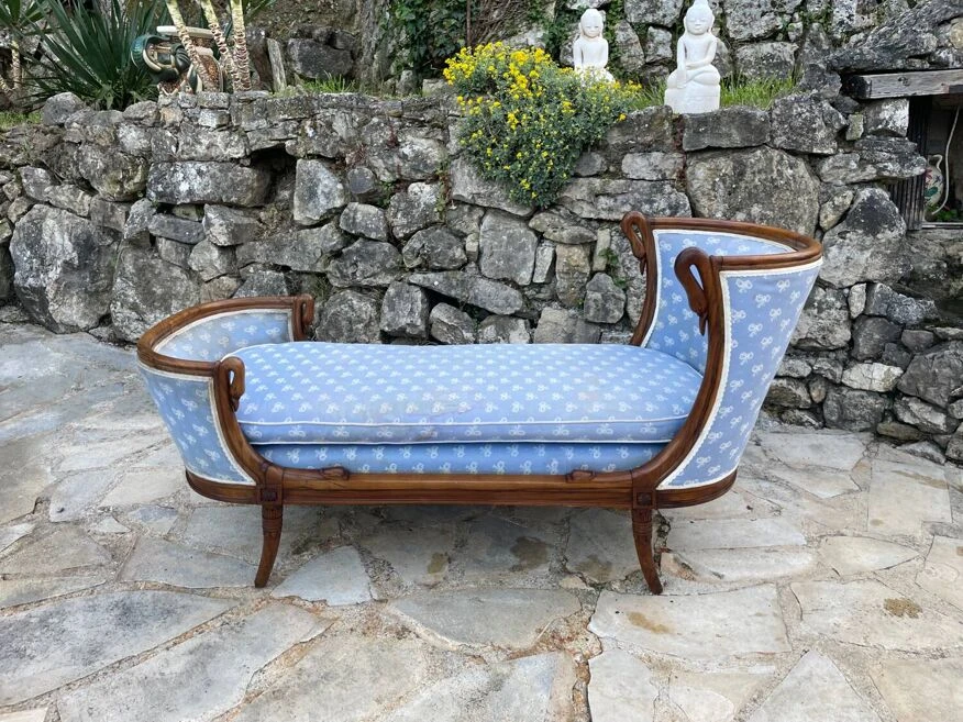 Little Duchess With Swan's Neck In Mahogany, Empire Period 12 Little Duchess With Swan's Neck In Mahogany, Empire Period - Image 10