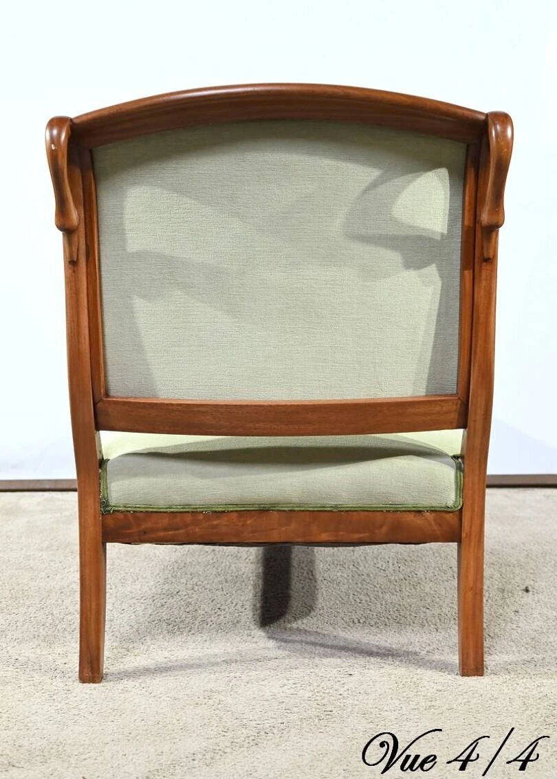 Solid Mahogany Daybed, Return From Egypt Style – Early 20th Century 14 Solid Mahogany Daybed, Return From Egypt Style – Early 20th Century - Image 12