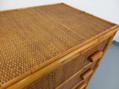 Vintage Chest Of Drawers In Rattan And Woven Rattan From The 70s -Room Fold Zone f7b5e2da 6b1d 478c 851a 23c85fad8185