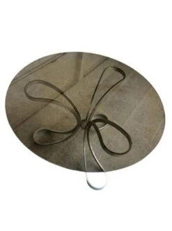 “space Age” Dining Room Table In Polished Steel And Smoked Glass Slab - Circa 1970 -Room Fold Zone f8b668e5 96a9 4263 b807 8d632292510f