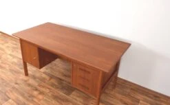 Mid-Century Danish Freestanding Teak Desk, 1960s -Room Fold Zone fa96185a 14ea 48e1 8f91 f8ff899f2ac9