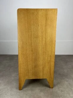 1950s Chest Of Drawers With Blond Wood Compass Foot -Room Fold Zone faaab306 be97 424d 90db 75b7a5b46e3e