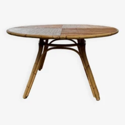 Audoux Minnet Style Rattan Dining Table -Room Fold Zone fb8a6a67 2565 4d94 87b1 41835d87e263