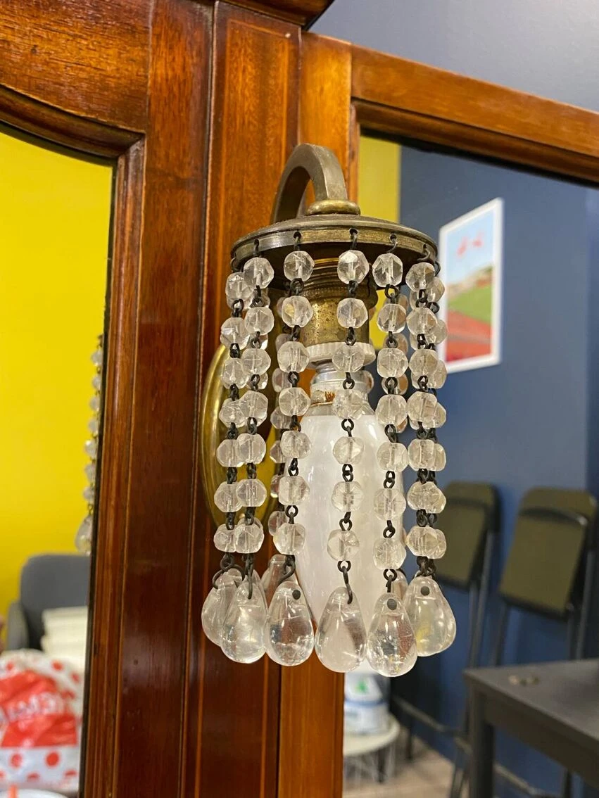 Dressing Table, Triptych Mirror And Tassel Lamps 4 Dressing Table, Triptych Mirror And Tassel Lamps - Image 2