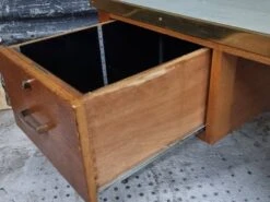 Mid Century Desk Writing Table Oak -Room Fold Zone fbd440d0 d1a3 490f 8065 3a8df4a67b33