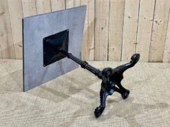 Modern Bistro Table, Cast Iron Base, Laminated Top -Room Fold Zone fc66cb88 3db7 418f add9 fa3a00b8cc84