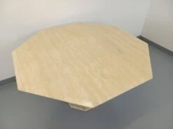 Vintage Octagonal Travertine Dining Table From The 70s 80s 33 Vintage Octagonal Travertine Dining Table From The 70s 80s -Room Fold Zone ff1ba13f 6e4f 42ce 9c65 b5554e1d0a58